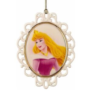 Lenox Disney Showcase Princess Aurora Cameo Ornament Sleeping Beauty Christmas